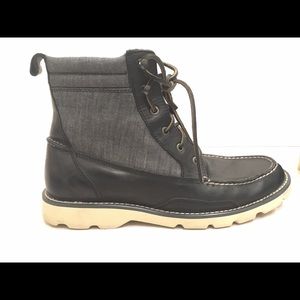 Men’s Sperry Top Sider Black Leather High Top shoe